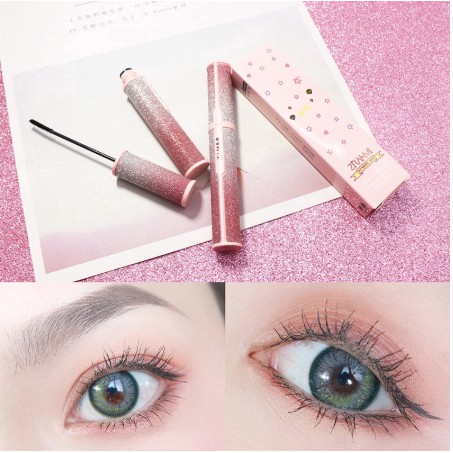 Mascara 4D ZRANMI đầu mảnh chống thấm nước uốn cong kéo dài lông mi