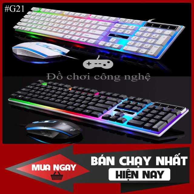 [ THANH LÝ ] Bộ Bàn Phím Giả Cơ Kèm Chuột Gaming G21 | BigBuy360 - bigbuy360.vn