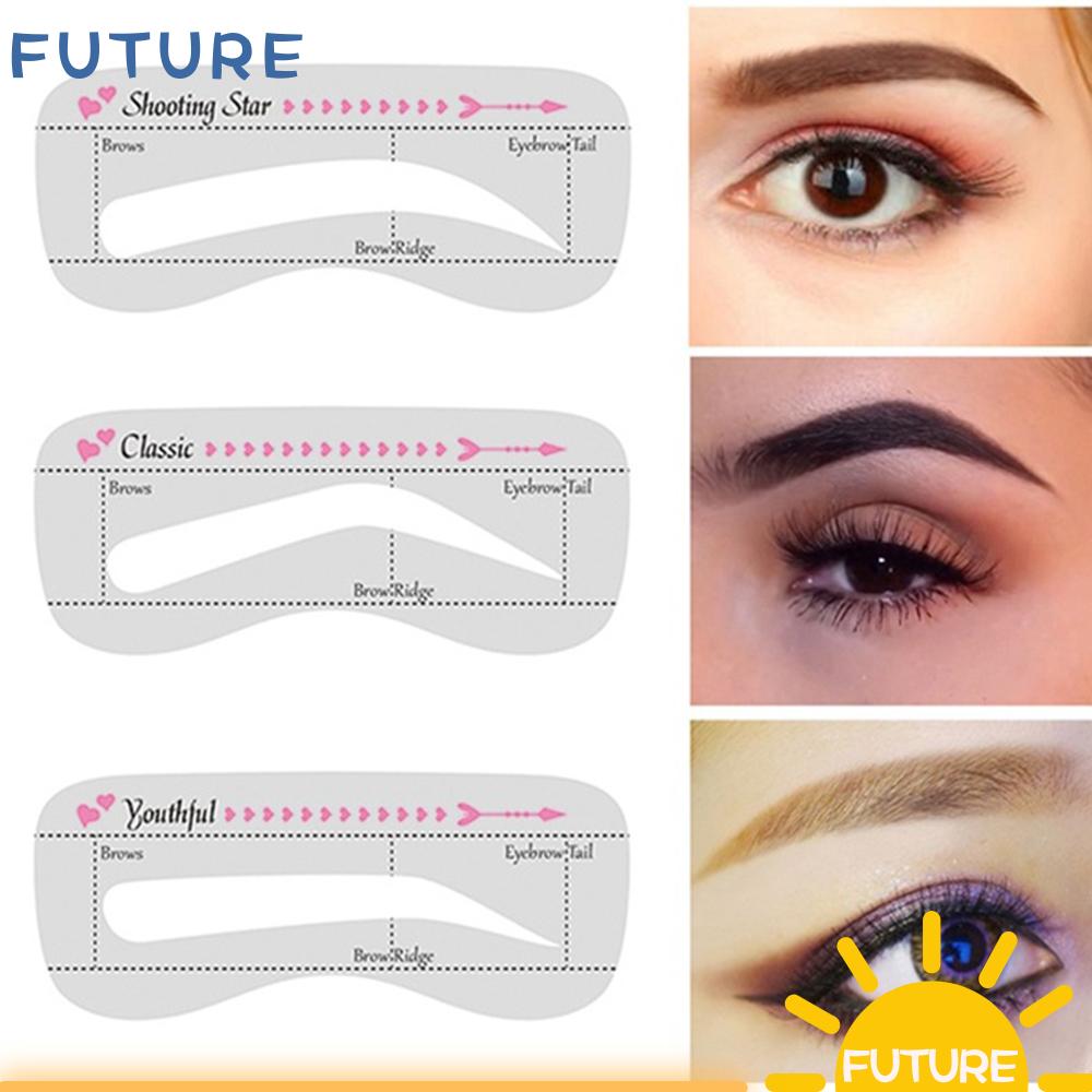 Khuôn Kẻ Mày Có Thể Tái Sử Dụng Tiện Dụng Thời Trang Cho Nữ