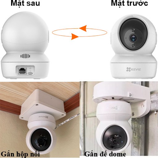 Camera Wifi Ezviz C6N 1080P, 2K Full HD 1080P 2MP,4MP  Xoay 360 độ , Đàm Thoại LOA 2 Chiều , Full HD – Bảo hành 24 Tháng | BigBuy360 - bigbuy360.vn