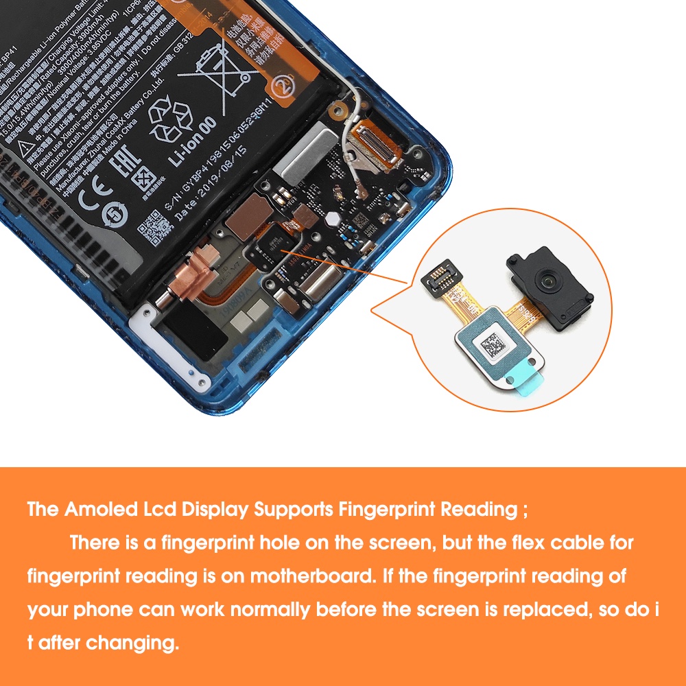 OLED Màn Hình điện thoại Cho Xiaomi Redmi K20/ K20 Pro / Mi 9T LCD thay thế màn hình