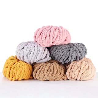 Len chunky, len sợi to đan móc chăn, thảm