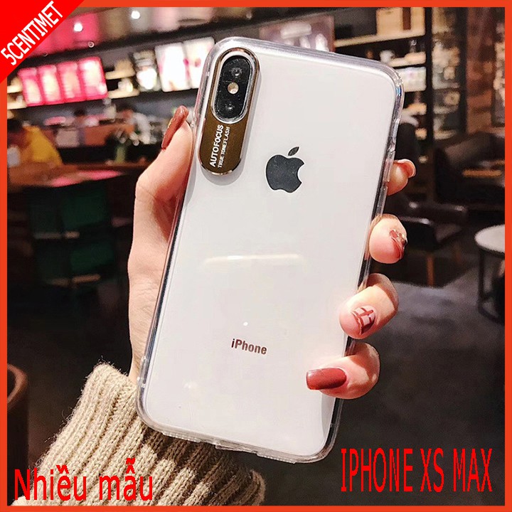 ỐP LƯNG IPHONE XS MAX ( ốp trong suốt có bảo vệ camera bằng kim loại , có bảo vệ chân sạc ) 5CENTIMET | BigBuy360 - bigbuy360.vn