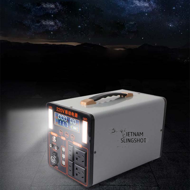 Trạm sạc dự phòng di động - nguồn điện di động du lịch dã ngoại 200.000-500.000 mAh sạc nhanh- nguồn ra 220V-DCP17