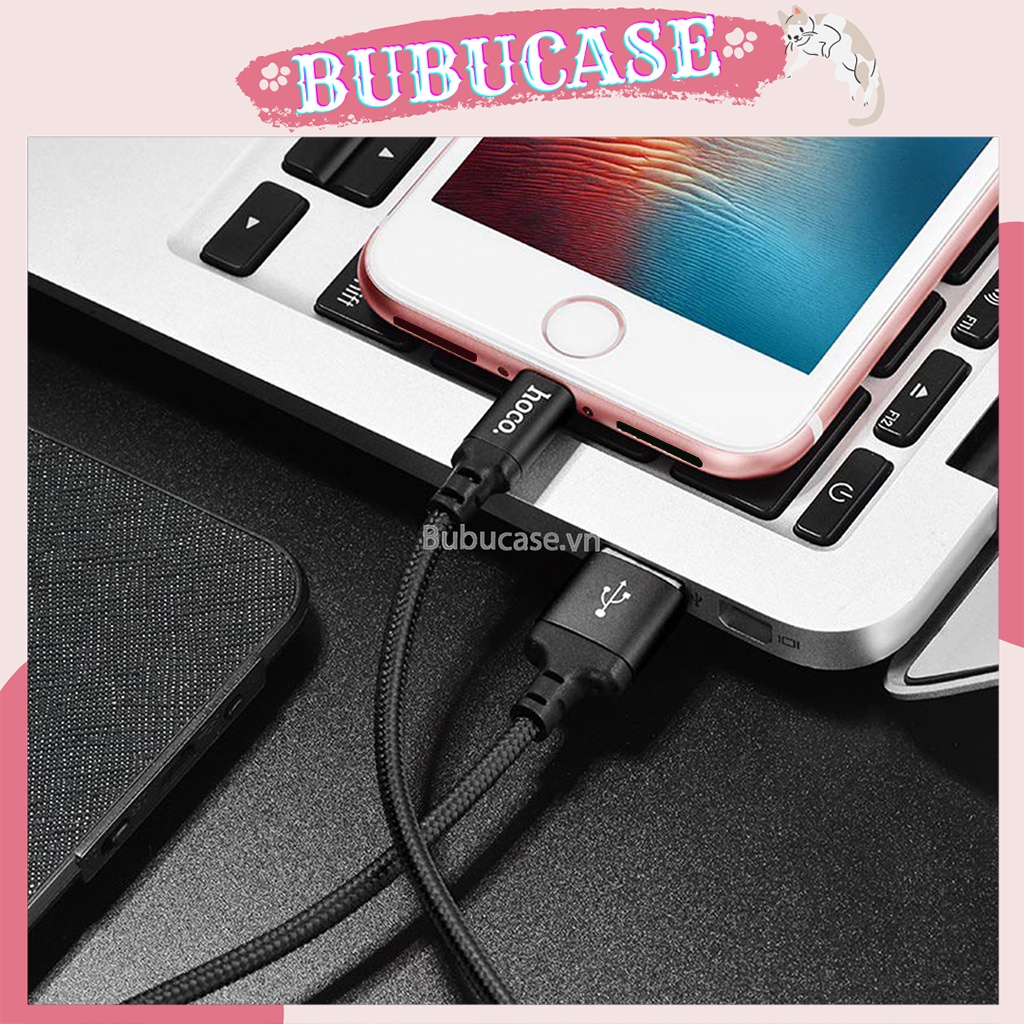 Cáp Sạc cho IP- Cáp Hoco X14 USB to ,IPCáp Sạc Nhanh 2A.