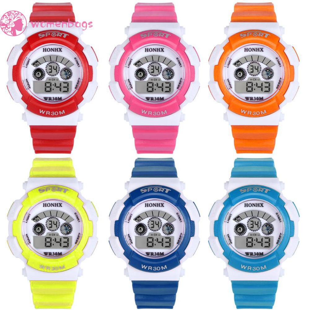 (Hàng Có Sẵn) Đồng Hồ Điện Tử Đa Năng Chống Nước Cho Trẻ Em
