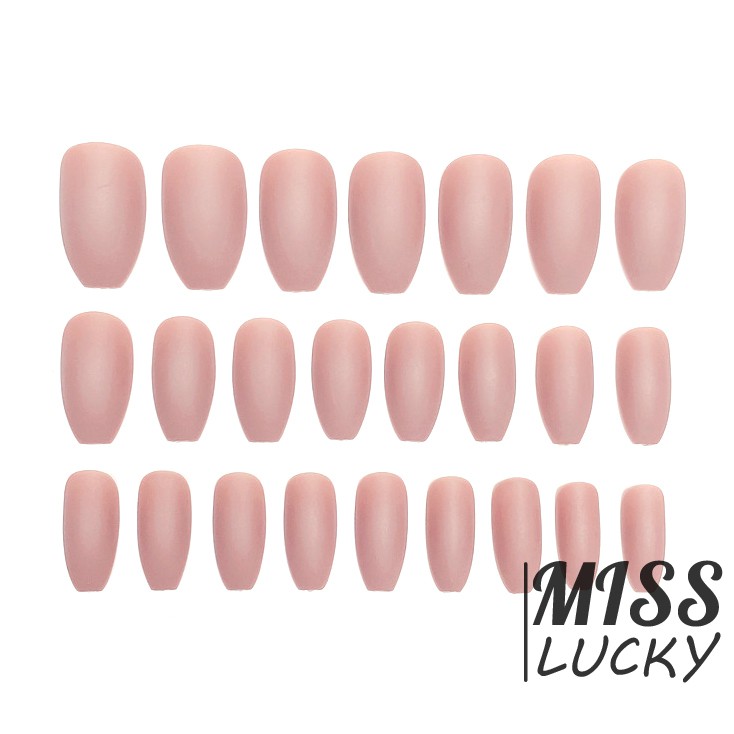 Bộ 24 móng tay giả dáng dài kiểu dáng thời trang cá tính dành cho nữ