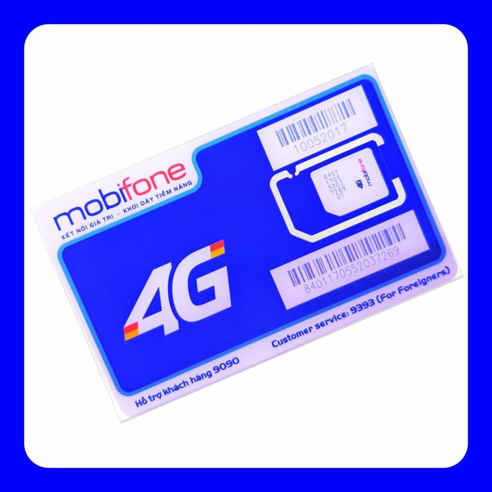 [Max Data 2 tháng] Sim 4G Mobi tặng data khủng 300 GB (150 GB/tháng) và không giới hạn tốc độ 5 Mbps