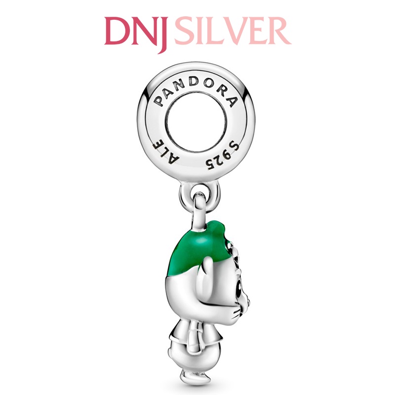 Charm bạc 925 cao cấp, hàng chuẩn bạc - Charm Disney Cinderella Gus Mouse thích hợp để mix vòng tay charm - DN165