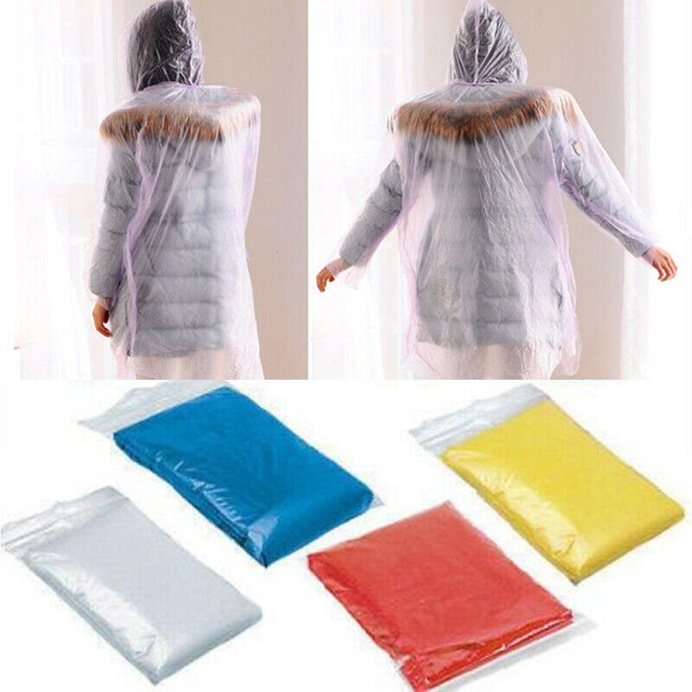 1 / 5 Áo Mưa Chống Thấm Nước Dùng Một Lần Tiện Dụng