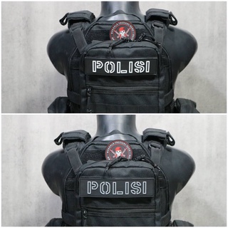 Image of Patch Polisi / patch polisi untuk bodyvest / patch tulisan polisi