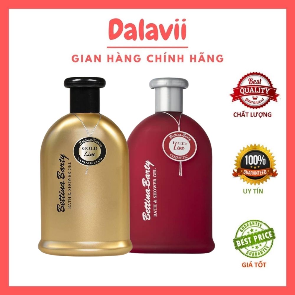 Sữa tắm nước hoa Bettina Barty Bath and Shower Gel 500ml chuẩn Đức - Shop Dalavii