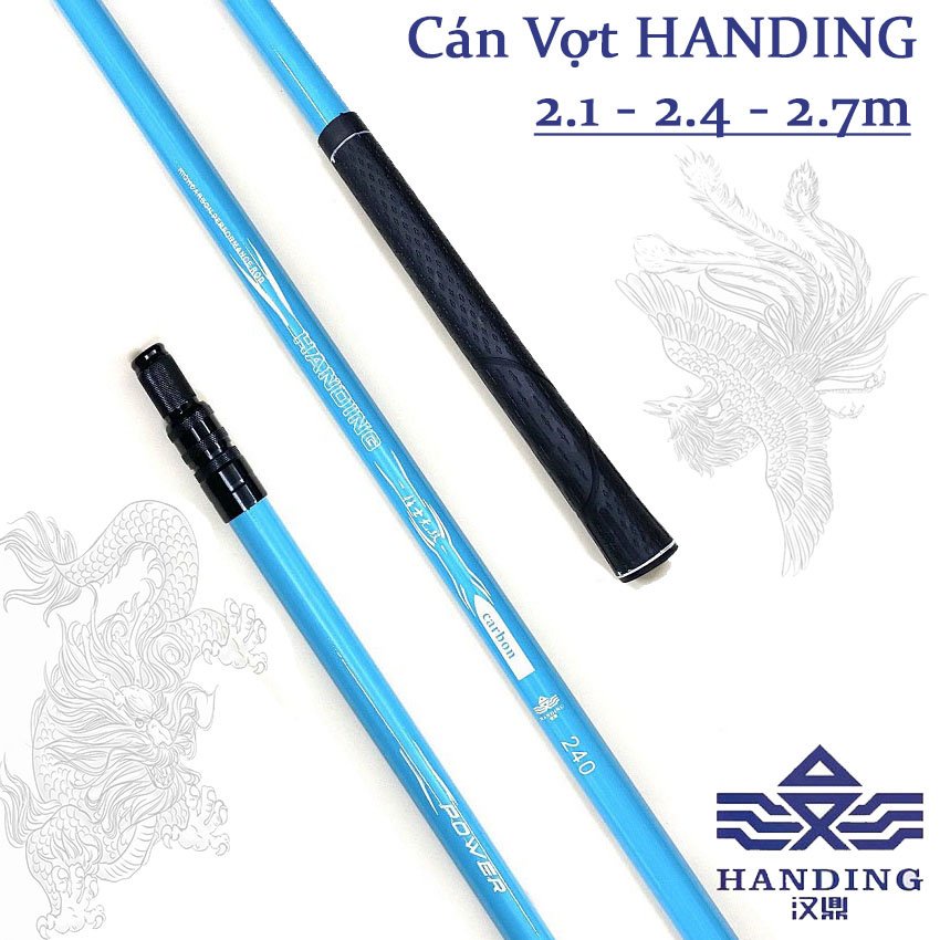 Cán Vợt Câu Cá Carbon HANDING cao cấp