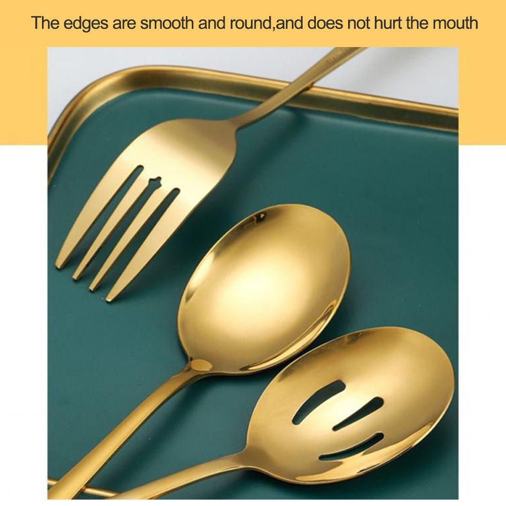 Bộ Muỗng Nĩa Bằng Thép Không Gỉ Tiện Dụng Cho Nhà Bếp