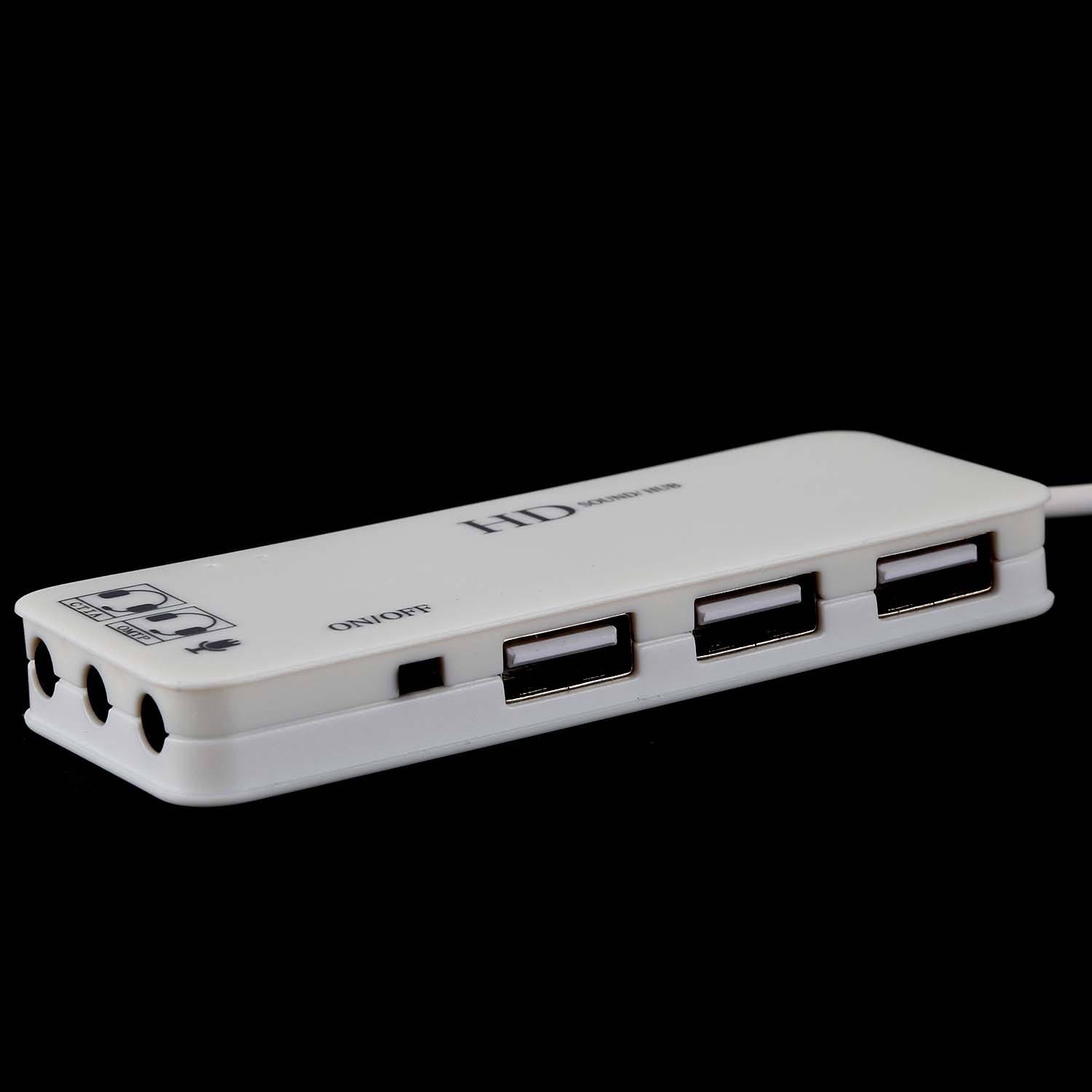 Card Âm Thanh 3 Cổng Usb Cho Pc White