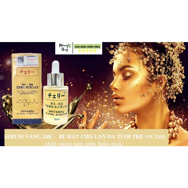 SERUM VÀNG 24K HOA ANH ĐÀO NHẬT BẢN 30ml
