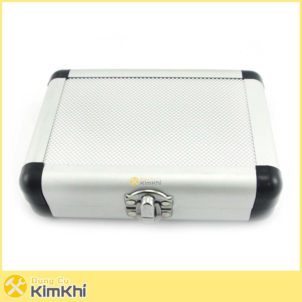 Bộ 5 mũi khoan bước công nghê hệ inch thép HSS cô ban hộp nhôm