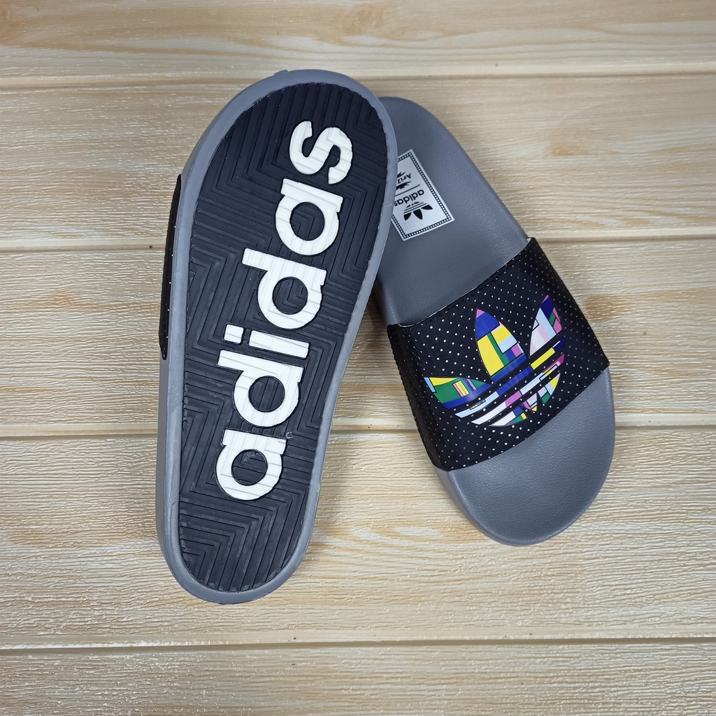 Dép nam quai ngang ADIDAS, dép Das 3 thời trang đế cao su hàng đẹp full box