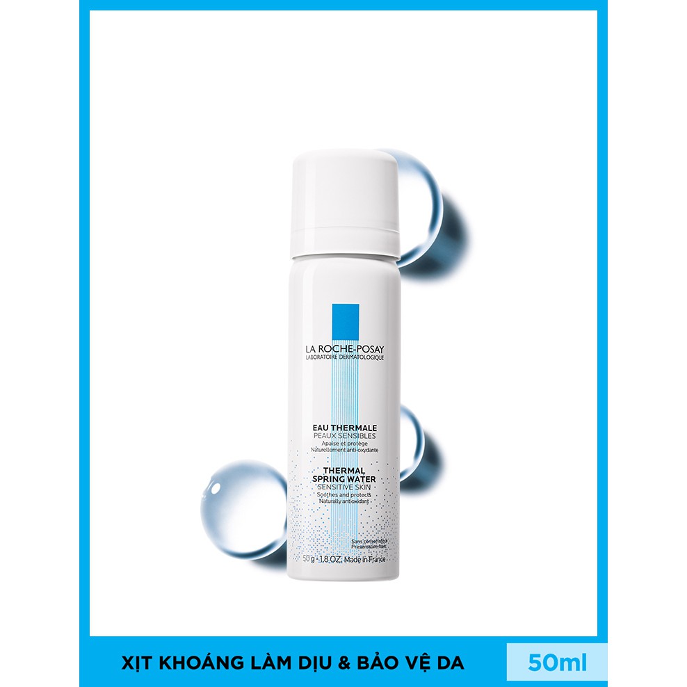 Xịt khoáng La Roche Posay Thermal Spring Water Sensitive Skin cấp nước, làm dịu và bảo vệ da tối ưu 50ml