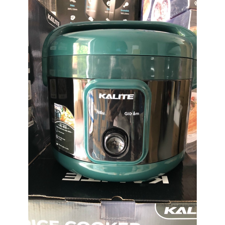 Nồi cơm điện Kalite KL 619, KL618 [Quai xách và Quai liền], Công suất 700W, Dung tích 1.8L, Bảo hành 12 tháng, Siêu bền