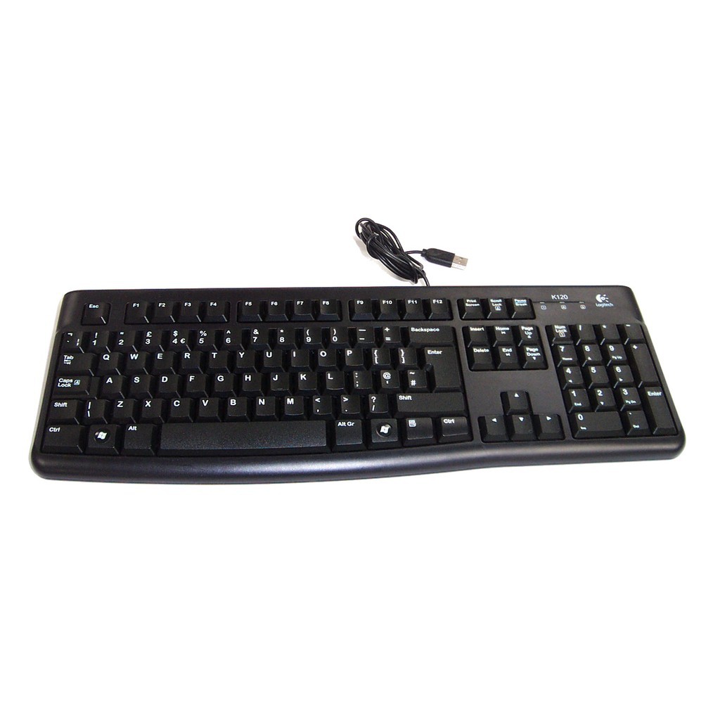 Bàn phím Logitech K120 có dây - Bảo hành 3 năm chính hãng