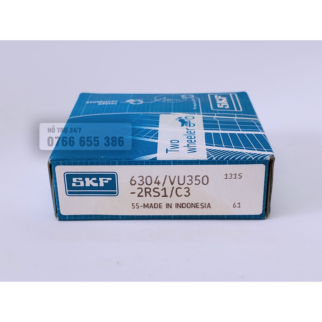 Bạc đạn SKF 6304/VU350-2RS1/C3 - Dành cho xe máy