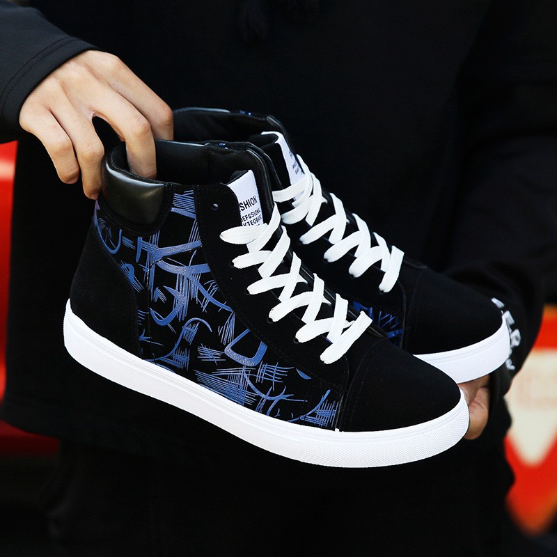 Giày thể thao Sneaker nam cổ cao G36 cao cấp hàng hiệu đẹp thời trang phong cách Hàn Quốc giá rẻ