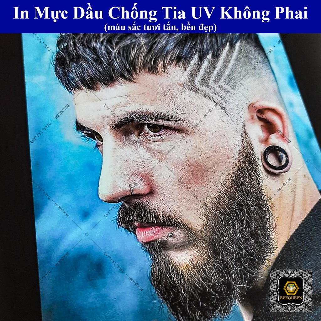 [9 Bộ] Tranh Trang Trí Tiệm Tóc - Barbershop  - Salon Gắn Tường Không Cần Khoan Đục Tường