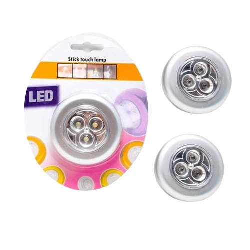 Đèn Led 3 Bóng Mini Thông Minh Dán Tường, Tủ Quần Áo, Cầu Thang