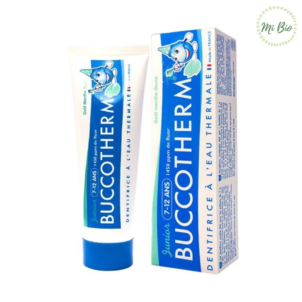 Kem đánh răng cho trẻ từ 7-12 tuổi vị bạc hà 50ml - Buccotherm