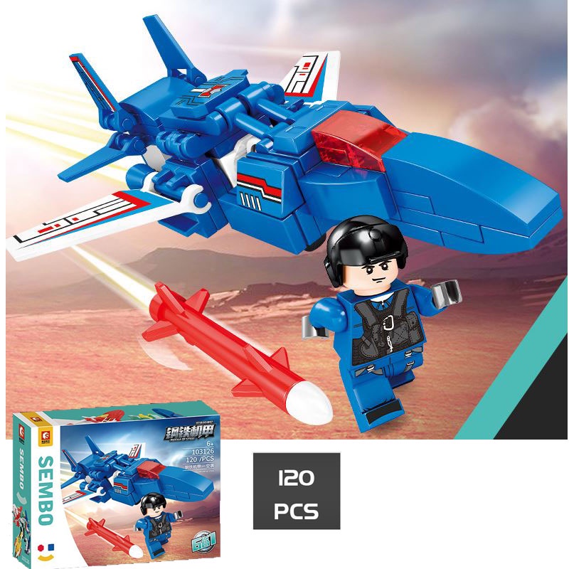 Đồ chơi lắp ráp Robot Hasman 6trong 1 Lego Robot với 754 chi tiết nhựa ABS cao cấp