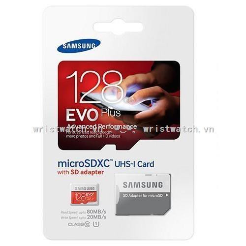 wrwa Thẻ nhớ Samsung 80MB S 128GB EVO SDXC