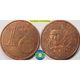 Đồng xu 1 euro cent pháp 1999-nay