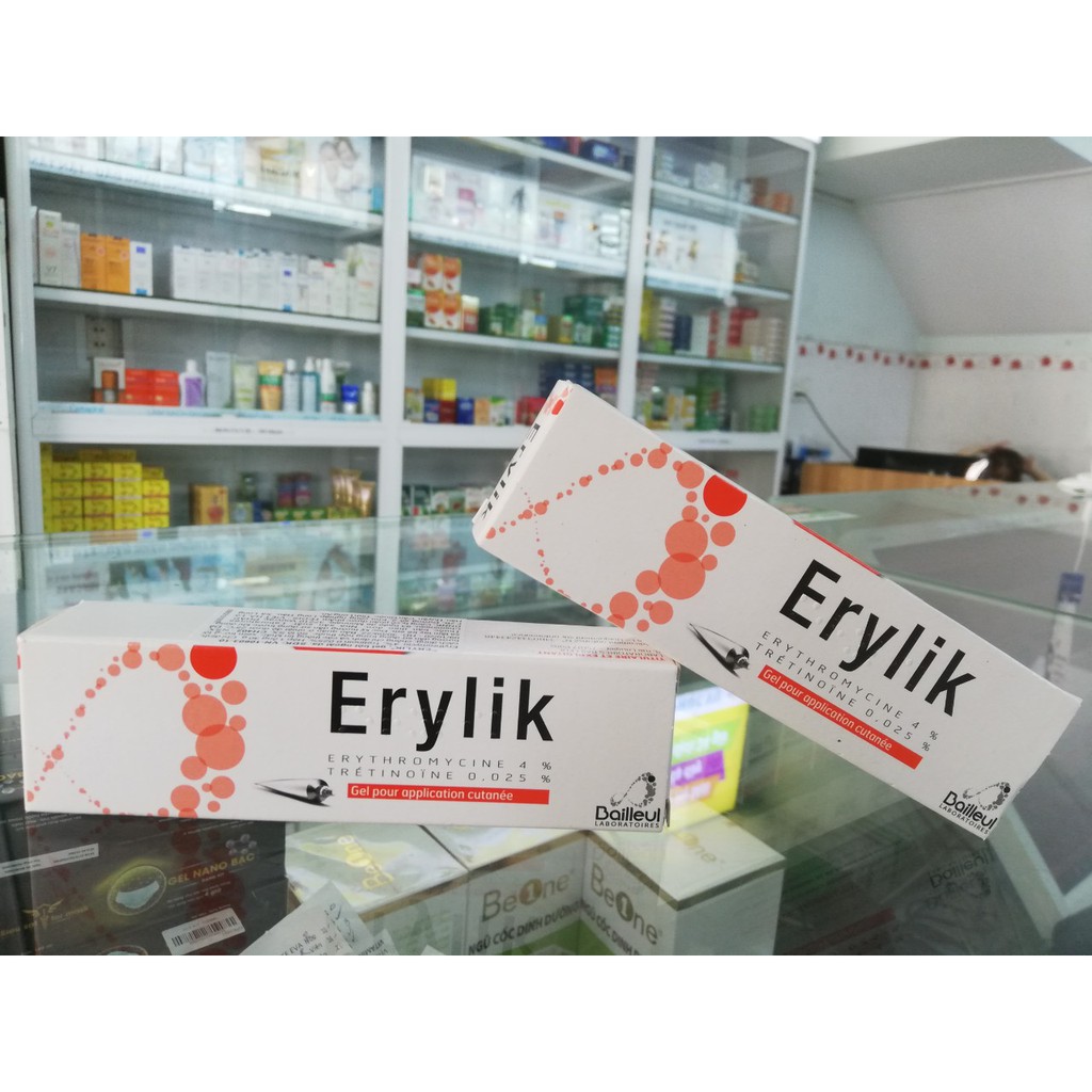 Gel mụn Erylik 30g dành cho mụn trứng cá