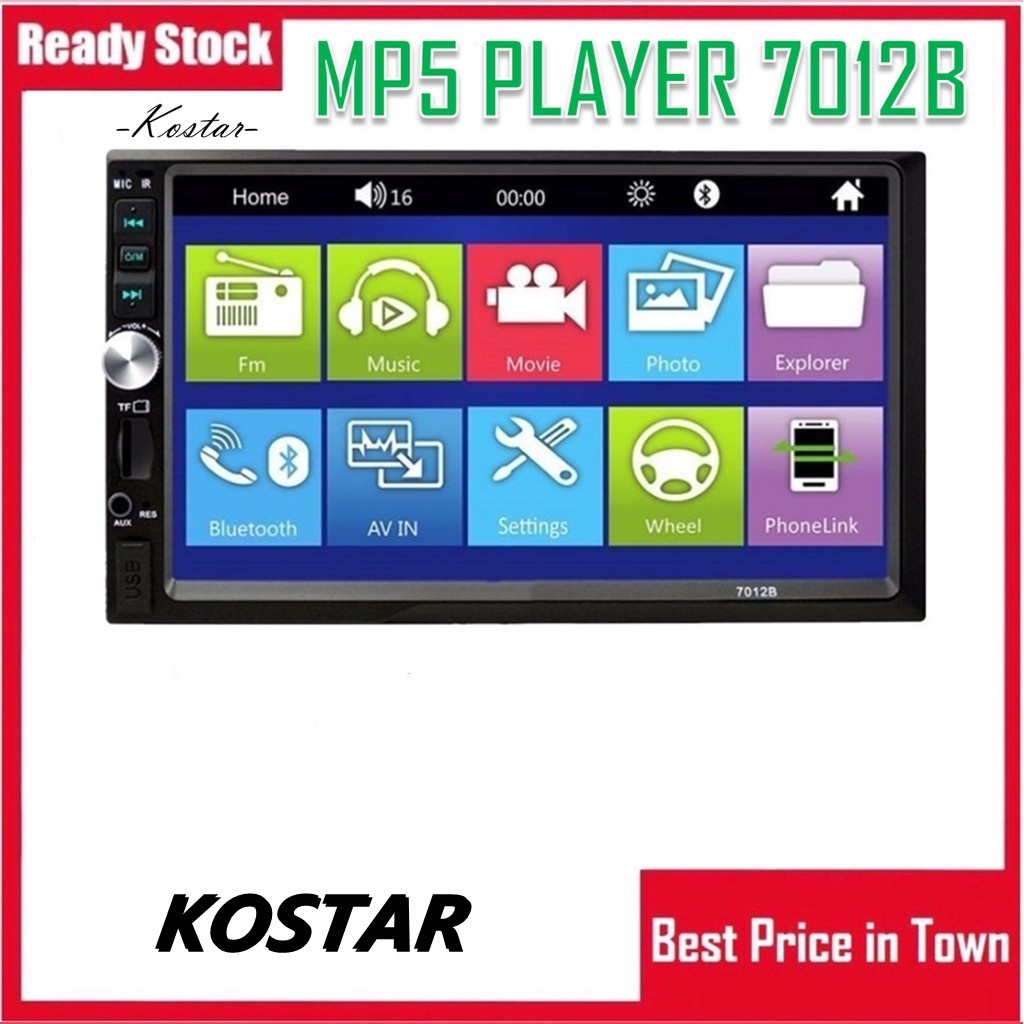 Máy Nghe Nhạc MP5 2" Màn Hình HD 7" 2" Dành Cho Xe Hơi 7012B