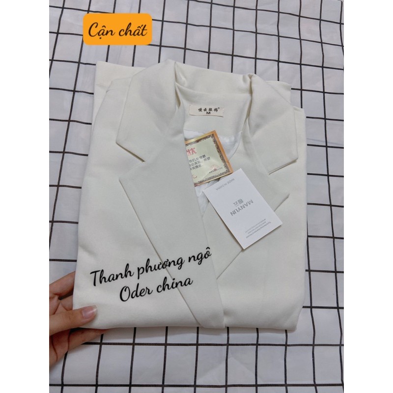 ÁO BLAZER TRẮNG VÀ ĐEN HÀNG 2 LỚP HÀNG QUẢNG CHÂU | BigBuy360 - bigbuy360.vn