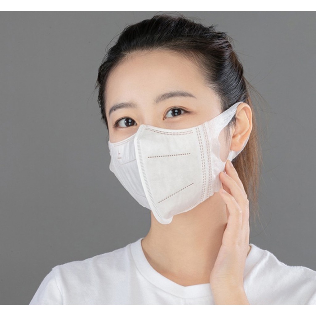 Khẩu Trang 3D Ngươi Lơn Nano Chống Ẩm Hộp 10cái [Mã VN1634]