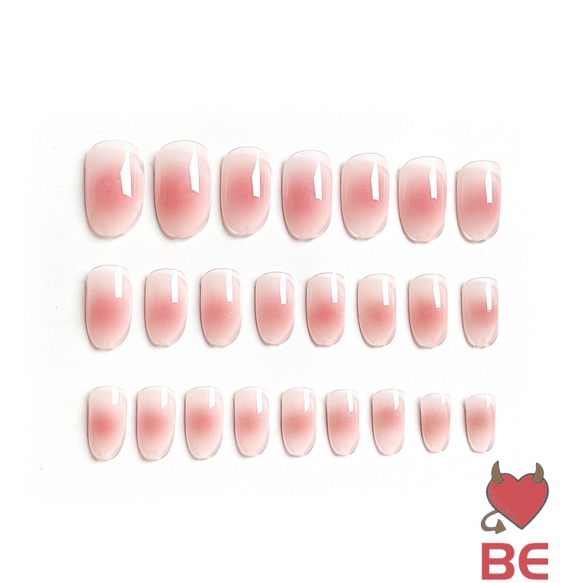 YADORNOS Bộ 24 móng tay giả loại dài có thể tháo rời phong cách ngọt ngào