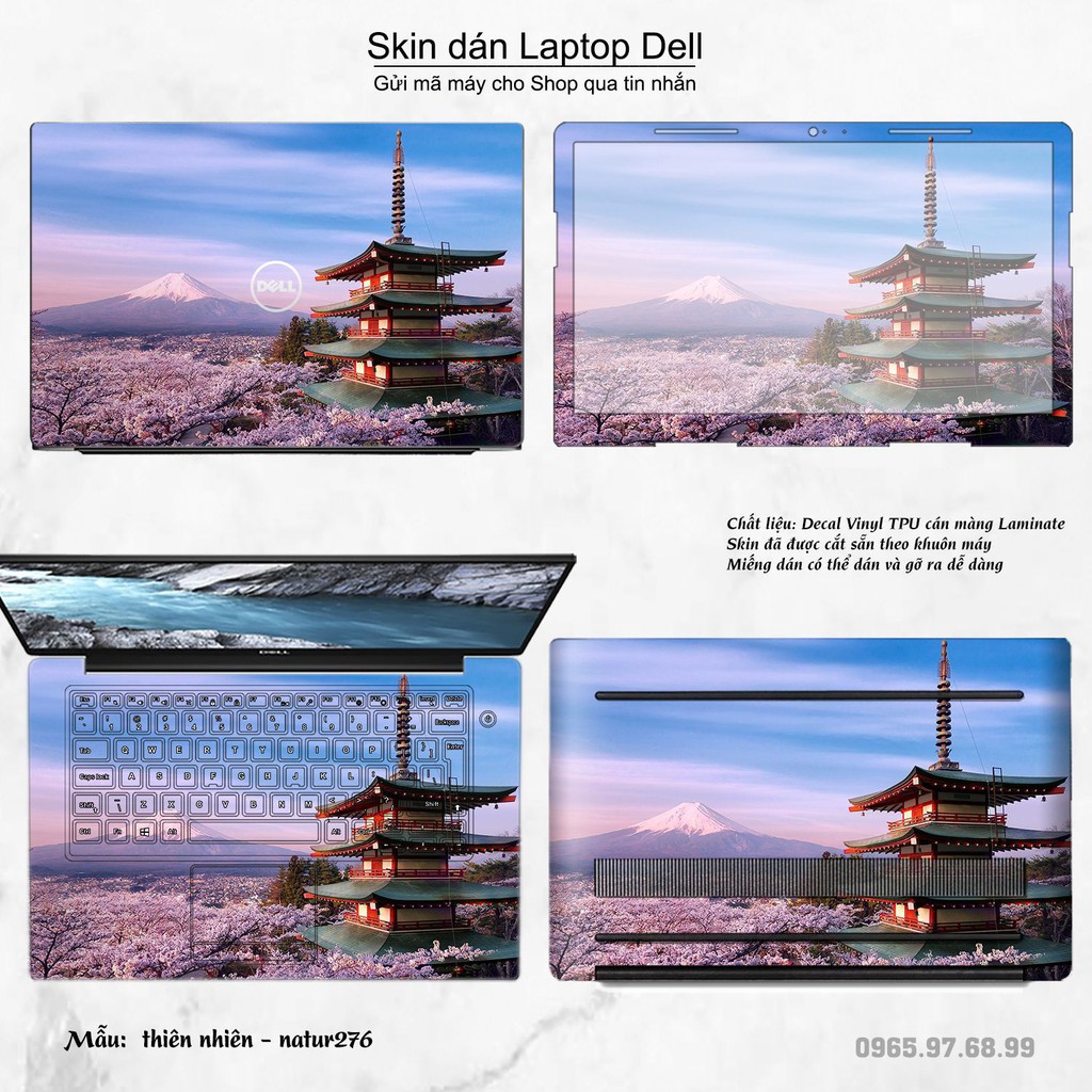 Skin dán Laptop Dell in hình thiên nhiên _nhiều mẫu 10 (inbox mã máy cho Shop)