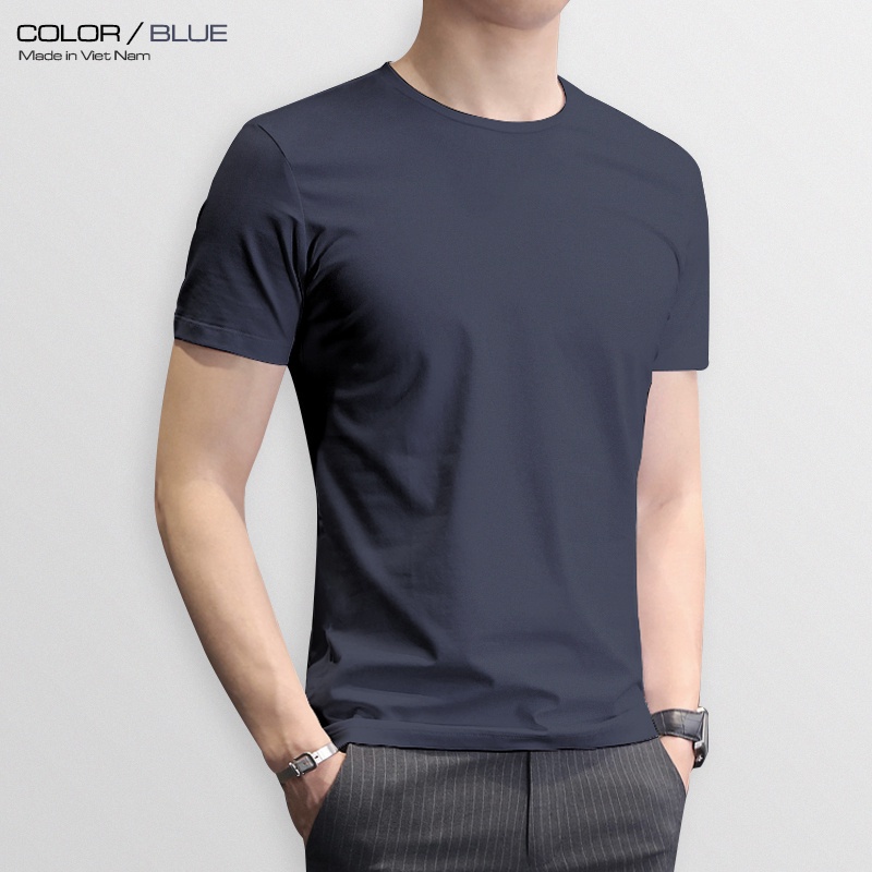 Áo thun nam UNIFUN Áo nam ngắn tay mã TT4 co giãn vải cotton tập gym dáng trơn bó tay lỡ đẹp mùa hè phong cách