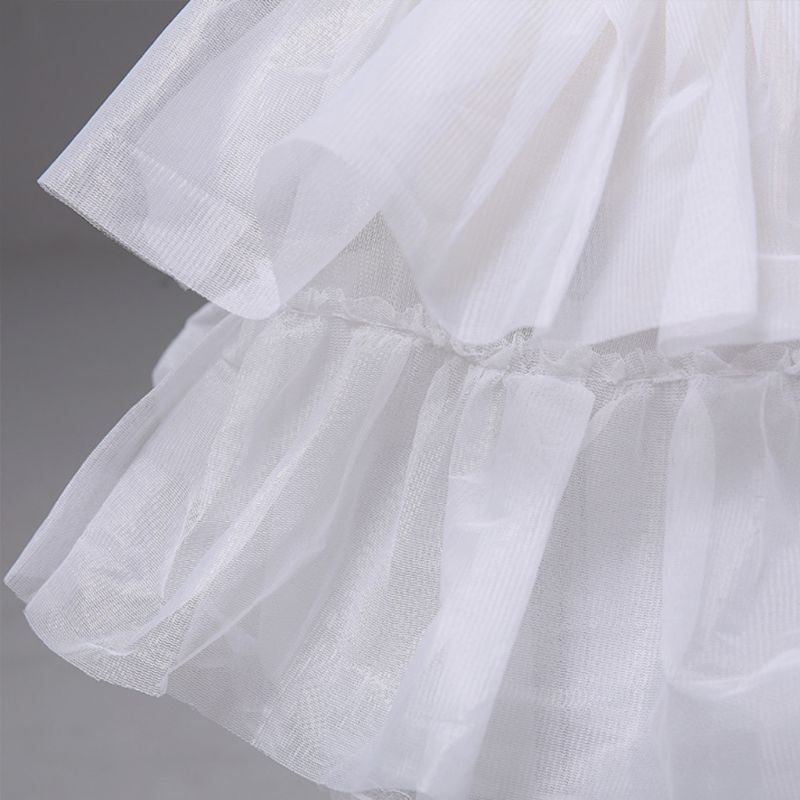 Chân Váy Tầng Họa Tiết Hoa Xinh Xắn Cho Bé Gái