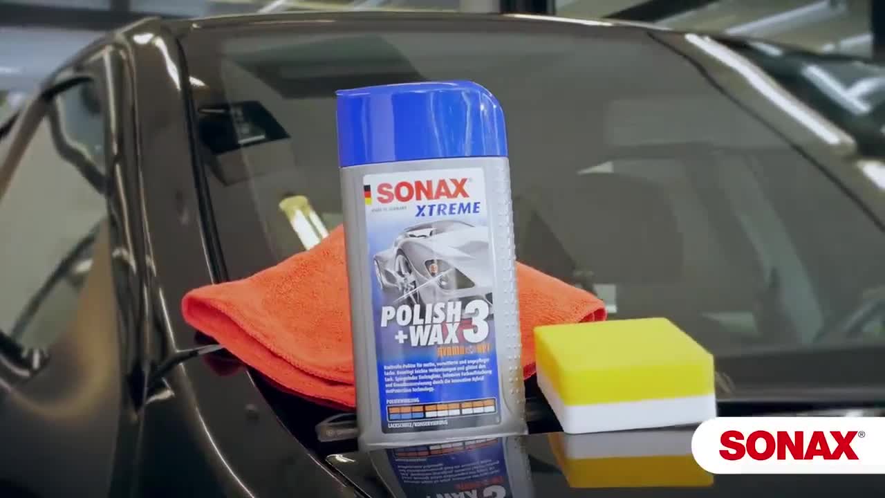 Kem đánh bóng, xóa xước, bảo vệ màu sơn bóng - Sonax xtreme polish & wax 3 202100