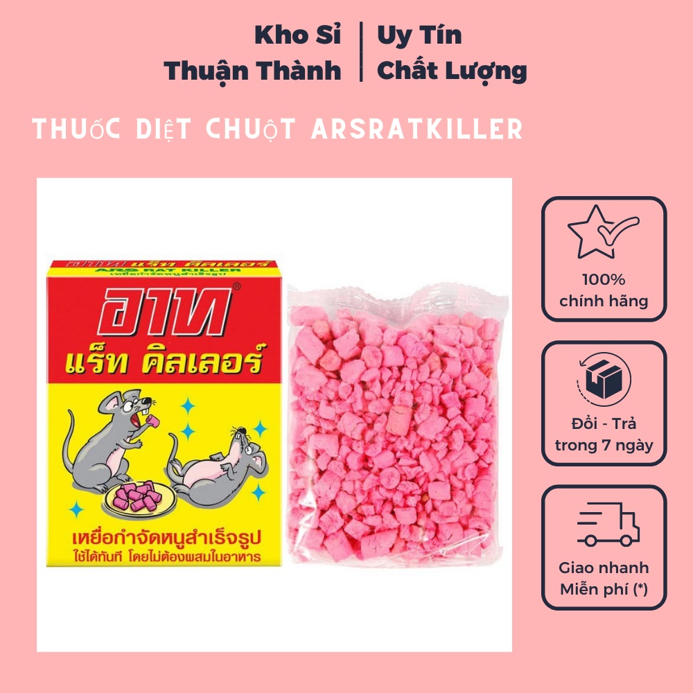 Thuốc diệt chuột ARSRATKILLER Thái Lan 80g (KHOSKHOSI)