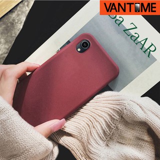 Ốp lưng TPU mỏng màu trơn đơn giản cho Vivo Y91c