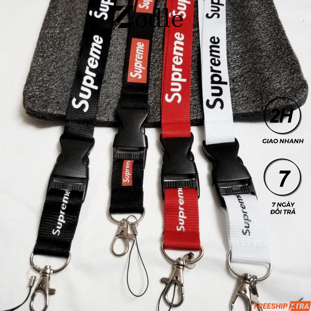 Dây đeo thẻ chìa khóa móc khóa dây Lanyard Keychain (giao mẫu ngẫu nhiên) LK1