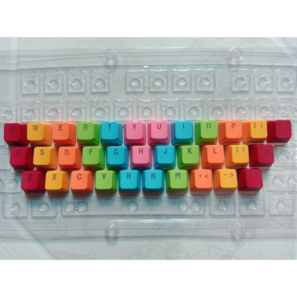 Nút keycap phím Xuyên Led Bộ Mix sẵn nhựa Pbt Cá Nhân Hóa Kiểu OEM chỉ dành cho Phím Cơ