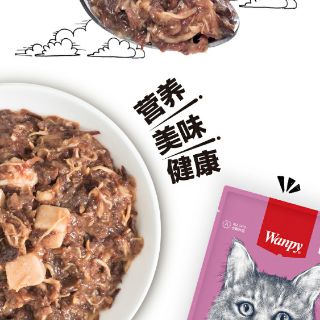 Pate Súp thịt Wanpy cho mèo 85-100g