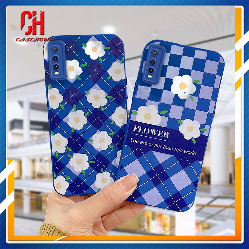 Ốp Điện Thoại Mềm Sọc Ca Rô Cho VIVO Y21 2021 Y12S Y12 Y20 Y91C Y30 Y21S Y20S Y12i Y15S Y91 Y15A Y76S Y76 Y10 Y30i Y93 Y95 Y15 Y17 Y53 Y50 Y53S Y51 2020 Y51A Y33S Y1S Y11 Y31 Y20i Y91i Y90 Y51S Y12A U10