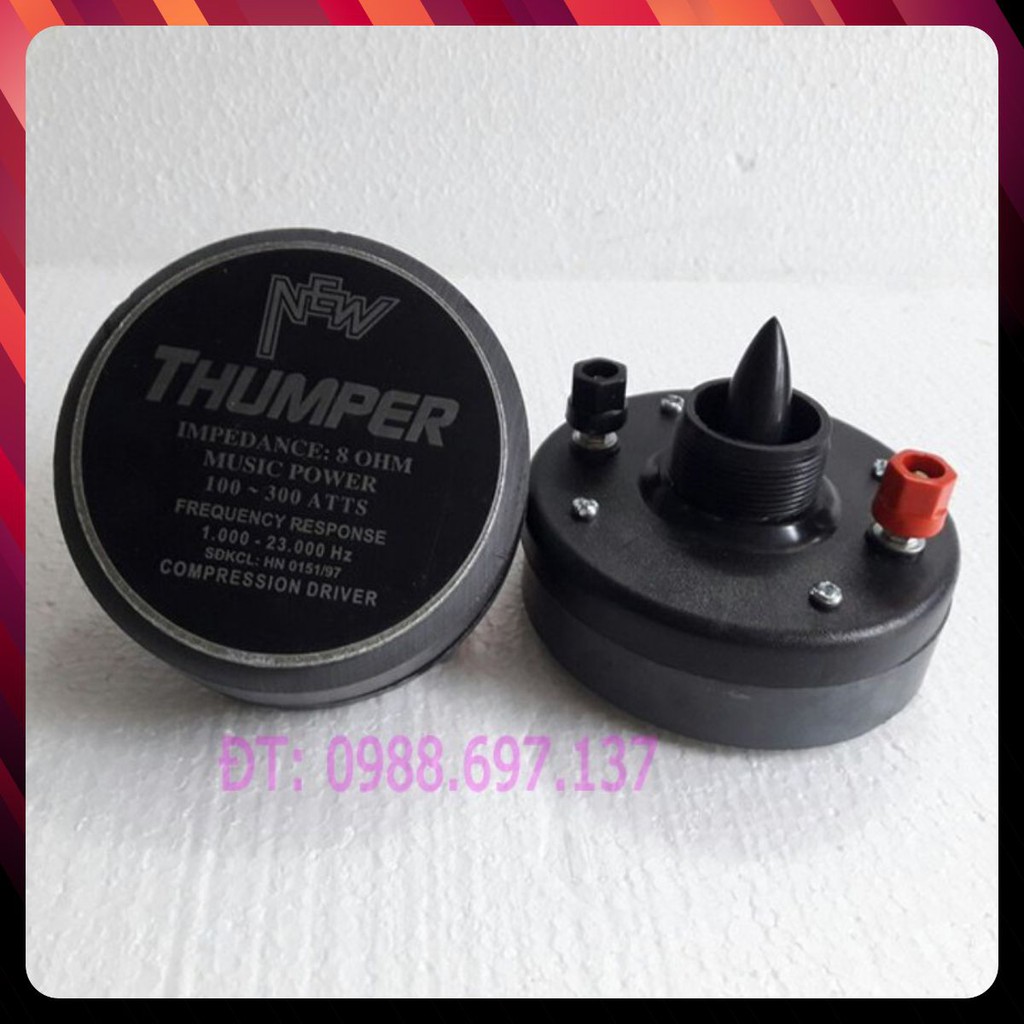 2 LOA treble kèn thumper từ 100 Coil 25 - trép kèn sân khấu