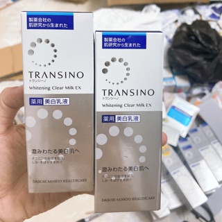 Sữa dưỡng transino whitening clear milk 2020